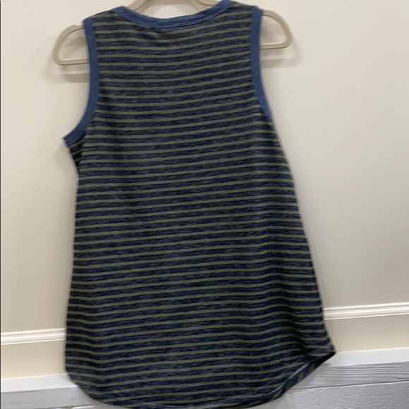 Logo M sleeveless striped loungewear top - Picture 5 of 5